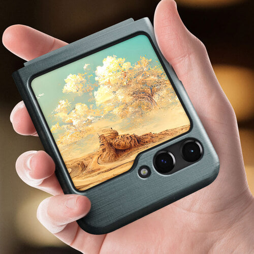 갤럭시 Z플립5 핸드폰 케이스 SM-F731 폰애드 가나다 슬라이드 카드범퍼