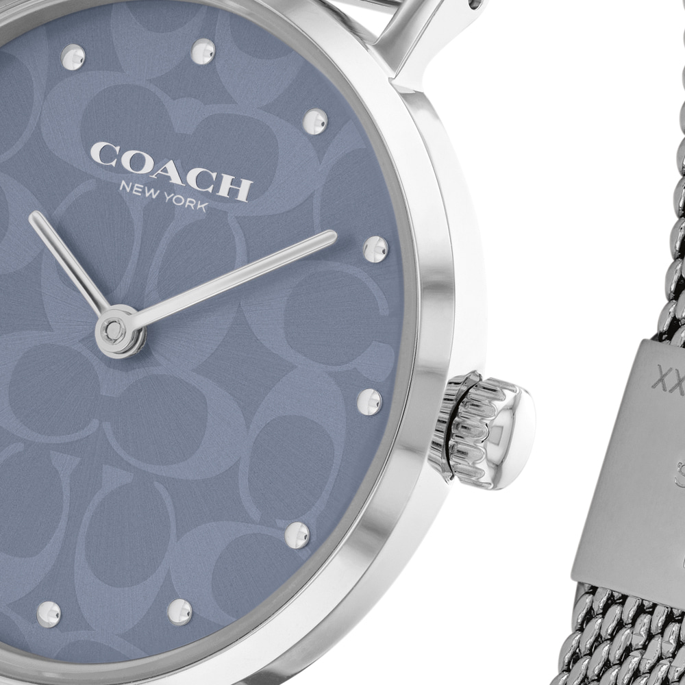 코치 공식수입 여성 메쉬 시계 팔찌 세트 14000082