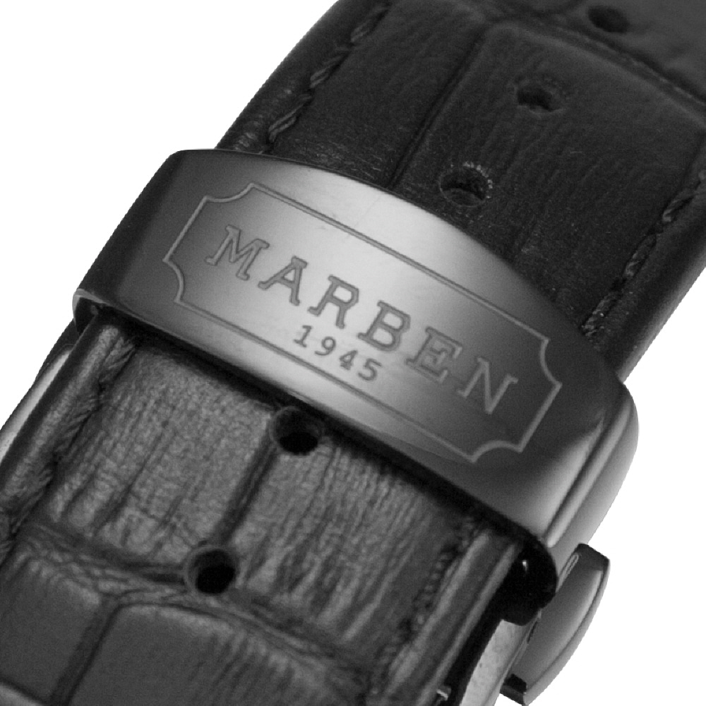 마르벤 공식수입 남성 가죽 시계 ME802-42.LB